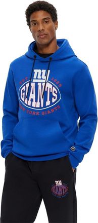 HUGO BOSS Mens Touchback Hooded Neck Long Sleeve Sweatshirt in Blue - Size Small