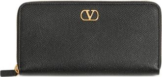 Valentino Accessoires, Dames, Zwart, ONE Size, Zip Around Wallet VLogo