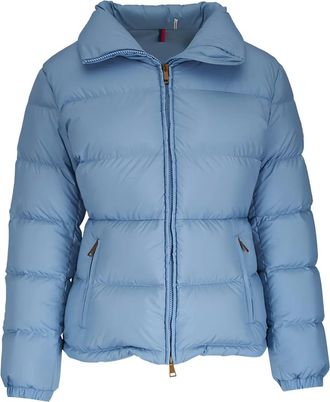 Moncler Piumino Dourbe a collo alto - Blu