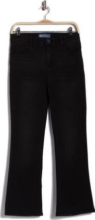 Democracy AbSolution High Waist Itty Bitty Bootcut Jeans in Washed Black at Nordstrom Rack, Size 14P