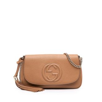 Gucci Pre-owned Gucci Medium Calfskin Soho Chain Flap Crossbody Ladies GMMFXZC6J6WCLKC5