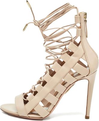 Aquazzura Sandali stringati Pre-owned - Toni neutri