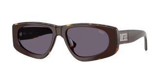 Diesel DL2021U 20691A Mens Sunglasses Brown Size 54