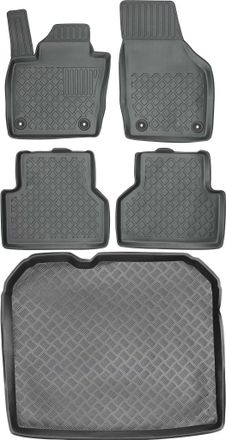 OEM Juego De Alfombrillas Para Coche Y Maletero Para Audi Q3 Ii Suv (2011-2018)