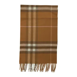 Burberry Winter Scarves, male, Beige, Size: ONE SIZE Check Scarf
