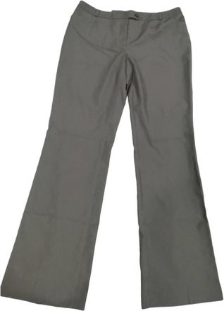 Calvin Klein Womens Formal Pants In Black/cream