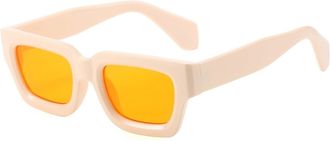 Generic Mens Outdoor Sports Vacation Womens Sunglasses(Beige)