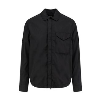 C.P. Company Nylon Overshirt - Heren - Zomerjassen - Zwart - M - Nylon - Jassen