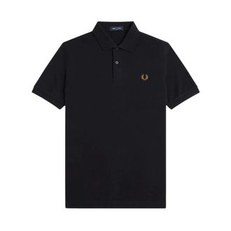 Fred Perry Polo Shirts, male, Black, Size: XL M6000 Polo