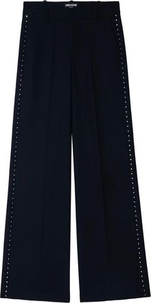 Zadig&Voltaire Pantaloni Panol Strass - - Trousers - Donna - Blu - M