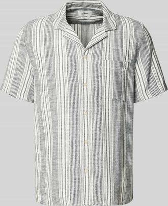 s.Oliver Red Label Regular Fit Freizeithemd aus reiner Baumwolle in Marine, Gr&ouml;&szlig;e XXL