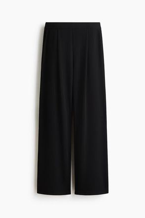 H&M Wide Trousers in Black at Nordstrom, Size Xx-Large