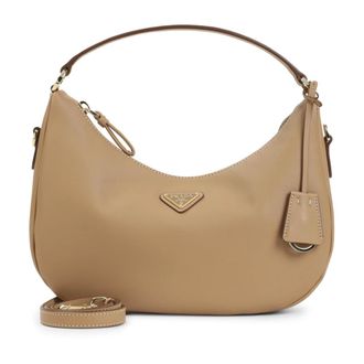 Prada Dames, Tassen, Beige, Maat: ONE Size Leer