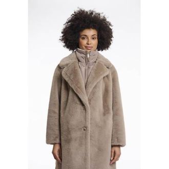 Rino&Pelle faux fur jas bruin