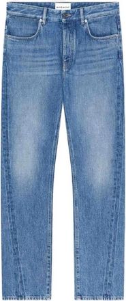 Givenchy Couture Seam Straight Fit Shadow Washed Jeans - Heren - Regular Fit Jeans - Blauw - W31 - Katoen - Jeans