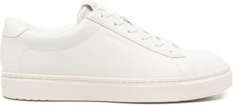 Emporio Armani White Leather Sneakers