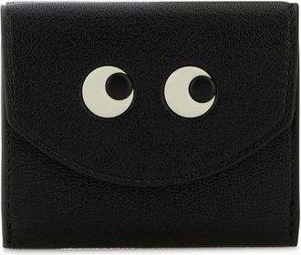 Anya Hindmarch Eyes kleine portemonnee - Zwart