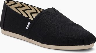 Toms Mens TOMS Alpargata Classic Cotton Mens Black Espadrilles - Size: 10