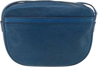 Louis Vuitton Pre-owned Vintage Shoulder Bag - Dames - Vintage Schoudertas - Blauw - ONE Size - Leer - Vintage