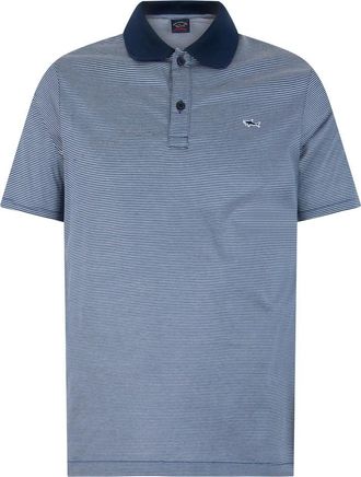 Paul & Shark Polo con cuello de contraste - Tops - Hombre - Azul - 4XL