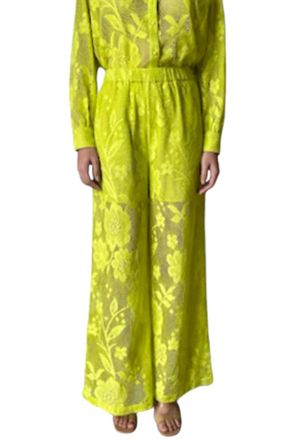 Hemant & Nandita Nysa Pants In Lime