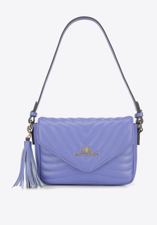 Wittchen Dames Gewatteerde Leren Handtas met Kwastje, Lichtpaars