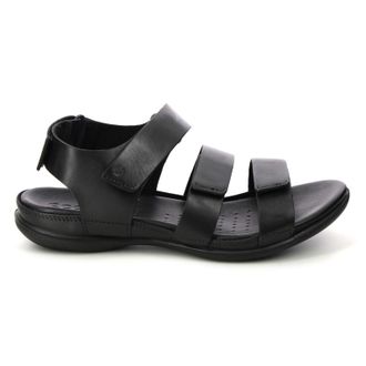 Ecco Ecco Flash 243943 Leather Womens Comfort Sandals - Black - Size:UK 5-5.5