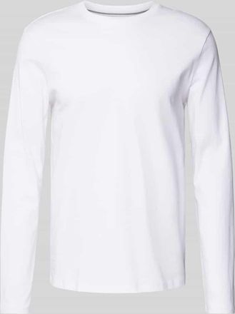 Christian Berg Longsleeve aus reiner Baumwolle in Weiss, Größe XXL