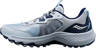 Saucony Womens Aura Tr, Granite/Navy, 7 Wide