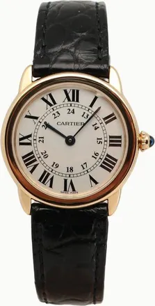 Cartier Pre-owned Cartier Ronde Solo De Cartier Silvered opalined Dial Ladies Watch W6700355