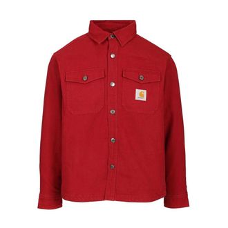 Carhartt Work in Progress Selby Shirt Jacket - Heren - Zomerjassen - Rood - XS - Katoen - Jassen