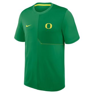 Nike Oregon Sideline Coach Nike Mens Dri-FIT College Top in Green | 03B2394TUON-GQK