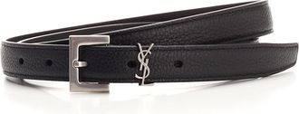 Saint Laurent Cassandre Belts Black