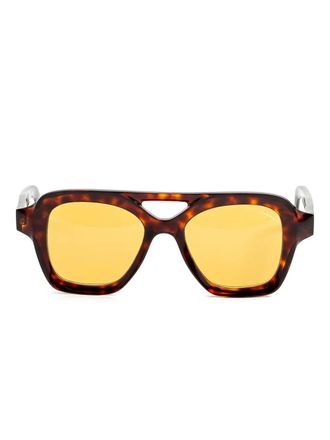 Lapima Samuel tortoiseshell sunglasses - Brown
