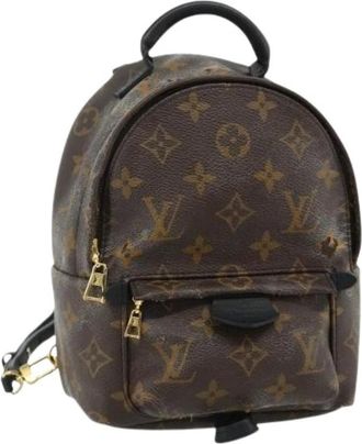 Louis Vuitton Pre-owned Backpacks, female, Brown, Size: ONE SIZE Pre-owned Monogram Canvas Backpack