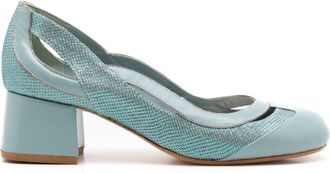 Sarah Chofakian Scarpin Richter leather pumps - women - Calf Leather - 35 - Blue