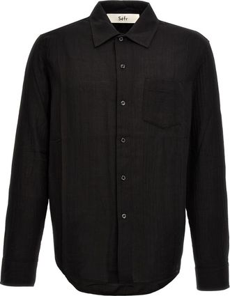 Séfr Black Voile Shirt