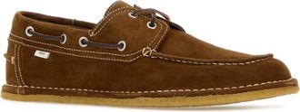 Ami Mens Shoes Loafer Brown Suede
