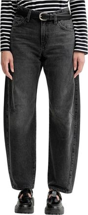 Levi's Baggy Dad Barrel Jeans - Dames - Loose Fit Jeans - Zwart - W27 L32 - Katoen - Jeans