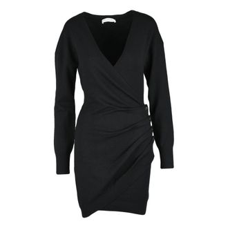 Philosophy di Lorenzo Serafini Mini abito in maglia - Dames - Korte kleedjes - Zwart - S - Wol - Kleedjes