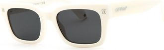 Off-white MIDLAND 0107 Mens Sunglasses White Size 53