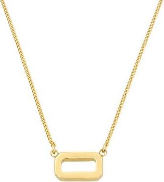 AllSaints Hexagon Pendant Necklace in Gold at Nordstrom Rack