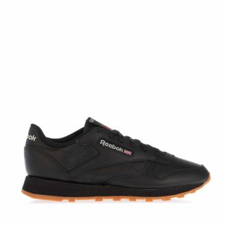 Reebok Womens Classics Classic Leather Trainers in Black - Size UK 4.5