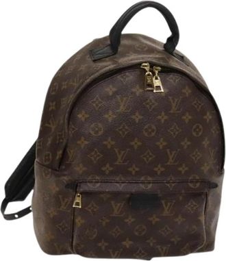 Louis Vuitton Pre-owned Canvas Rugzak - Dames - Vintage Rugzakken - Bruin - ONE Size - Vintage