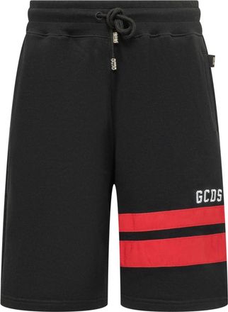 GCDS Black Logo Shorts