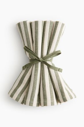 H&M 4er-Pack Baumwollservietten - Green