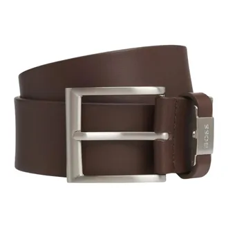 HUGO BOSS Minimalist Belt - male - Hugo - Belts - Brown - 100 CM - Accessories