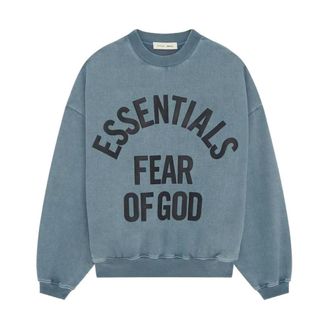 Fear of God Felpa Girocollo Campus Anni 90 - - Sweatshirts & Hoodies - Uomo - Blu - L