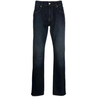 7 For All Mankind Jeans, Heren, Blauw, W38, Straight Jeans