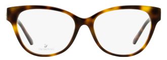 Swarovski SK5392 Crystal-Embellished Eyeglasses - Brown